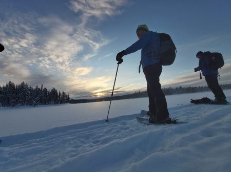 snowshoeing experience